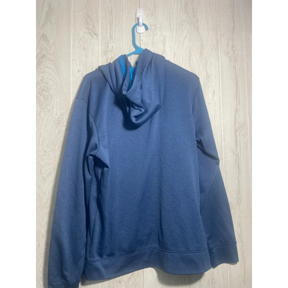 THE NORTH FACE blue cotton blend Hoodie Sweatshirt Men's L